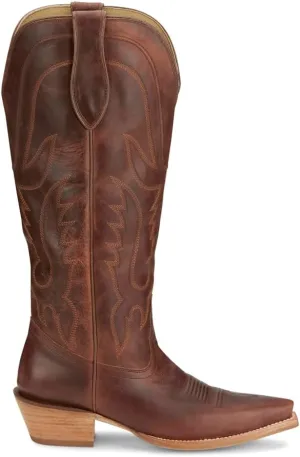 Tony Lama Women's Derby Jess Tall Western Boot Snip Toe - Dr4251