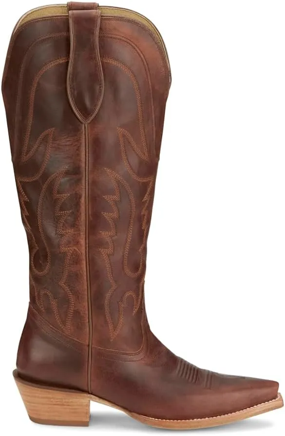 Tony Lama Women's Derby Jess Tall Western Boot Snip Toe - Dr4251