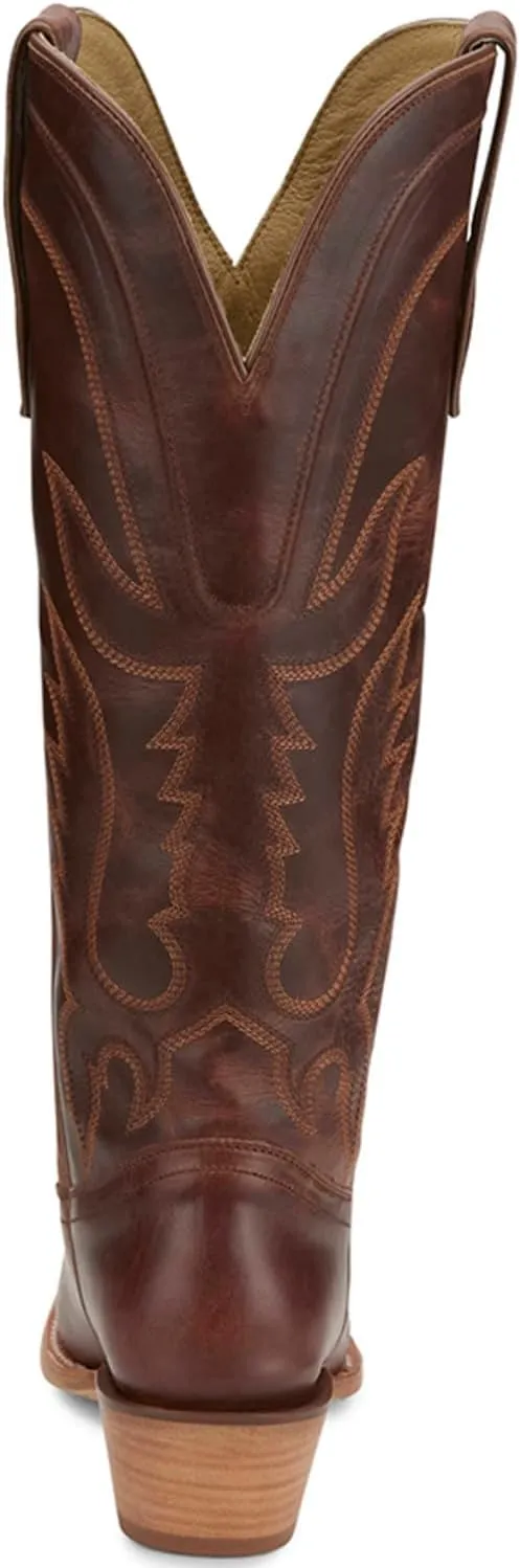 Tony Lama Women's Derby Jess Tall Western Boot Snip Toe - Dr4251
