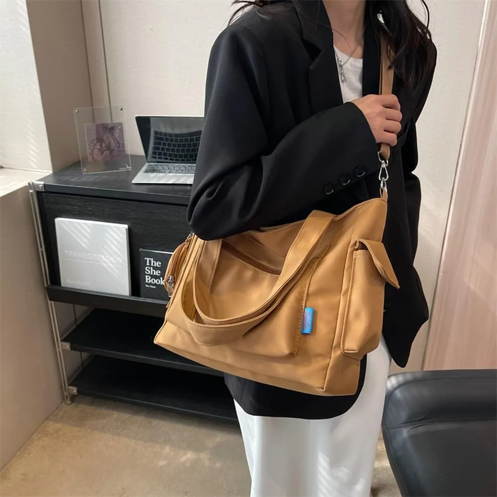 Tote Bag for Women Large Oxford Cross body Bag Purse Travel Bags Handbags Everyday Bag