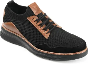 Vance Mens Julius Tru Comfort Foam Knit Lace-up Casual Dress Shoe