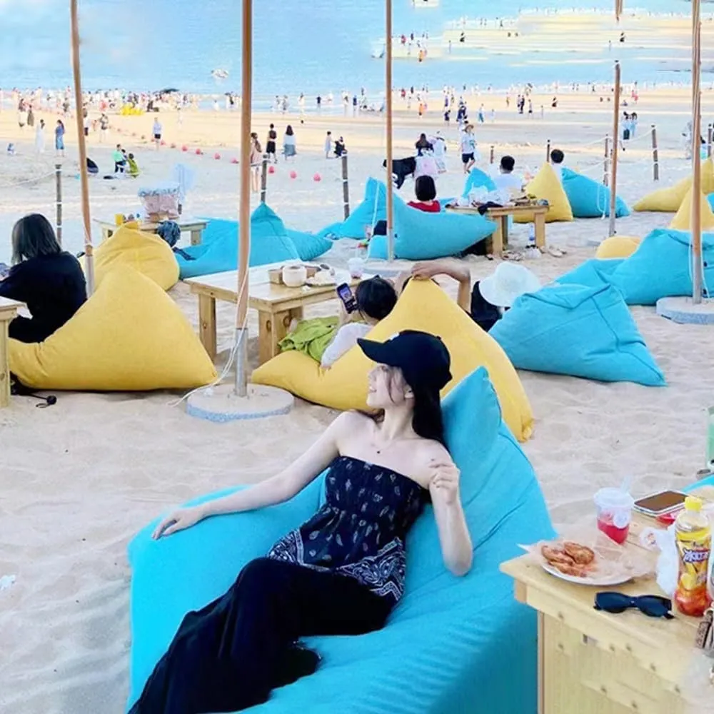 Waterproof Bean Bag（No fillers ）Bean Bag Chair, Bean Bag Sofa, Outdoor Bean Bag, Bean Bag Sofa, Giant Bean Bag, Pool Bean Bag Waterproof Floating Pool Floating Bean Bag Oversized Relaxation Soft Loung