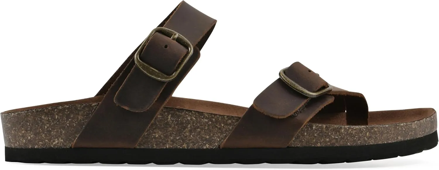 WHITE MOUNTAIN Women's Grams Signature Comfort-Molded Footbed Sandal