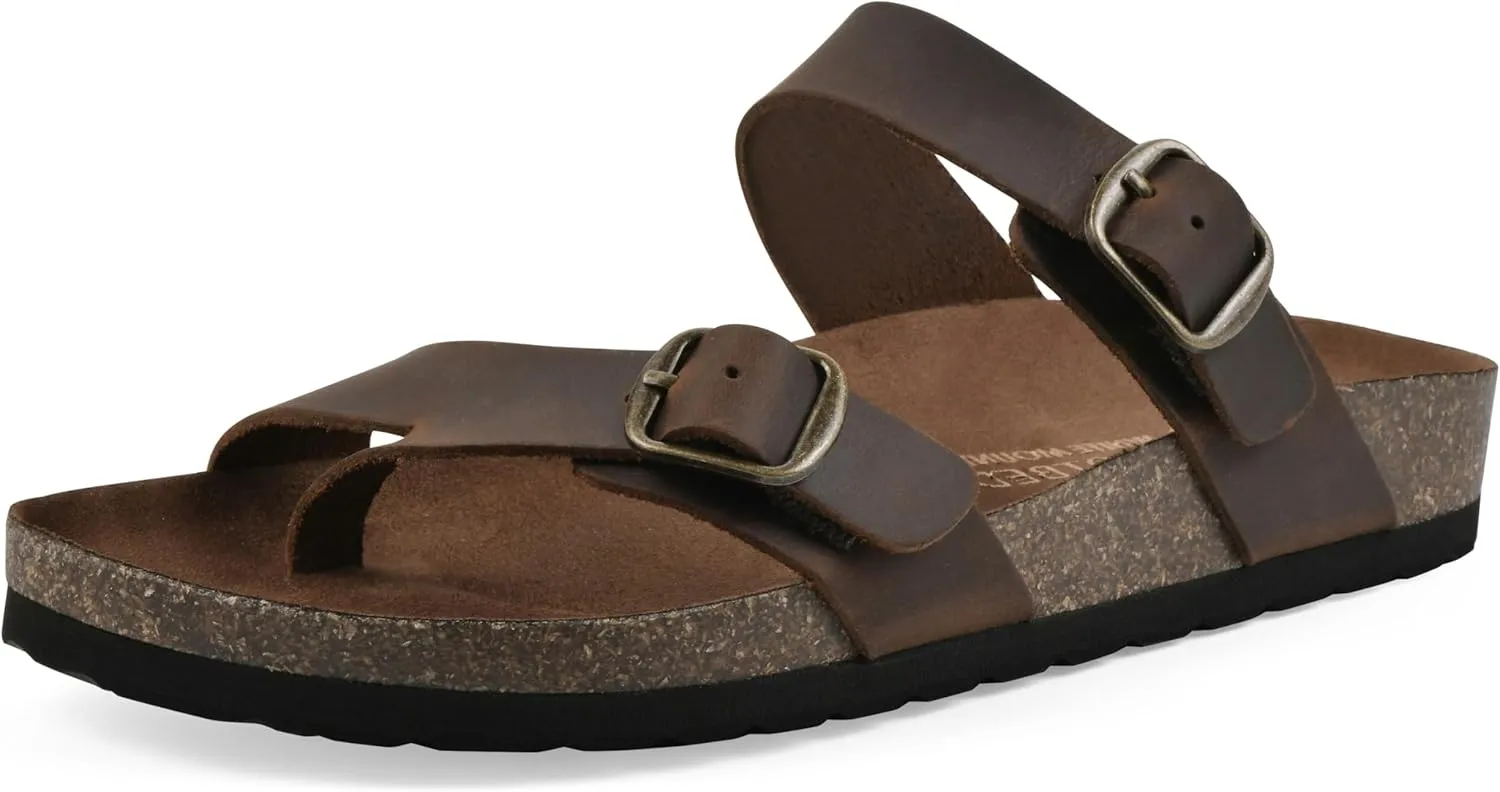 WHITE MOUNTAIN Women's Grams Signature Comfort-Molded Footbed Sandal