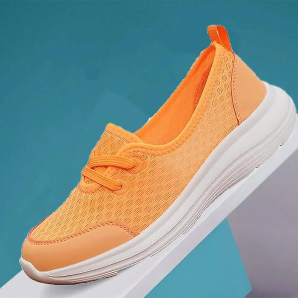 Women's Soft Sole Mesh Comfort Orthopedic Shoes-2025 New Slip on Walking Shoes with Arch Support Walking Shoes Comfort